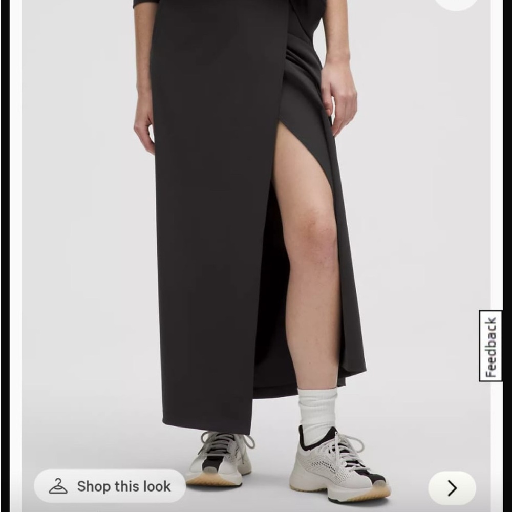 a new day Black  Maxi Skirt - M